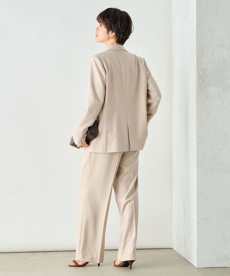 NOLLEY'S sophi「◇【WEB限定サイズあり】《セットアップ対応》ウール混ウォッシャブルダブルジャケット」|テーラードジャケット|