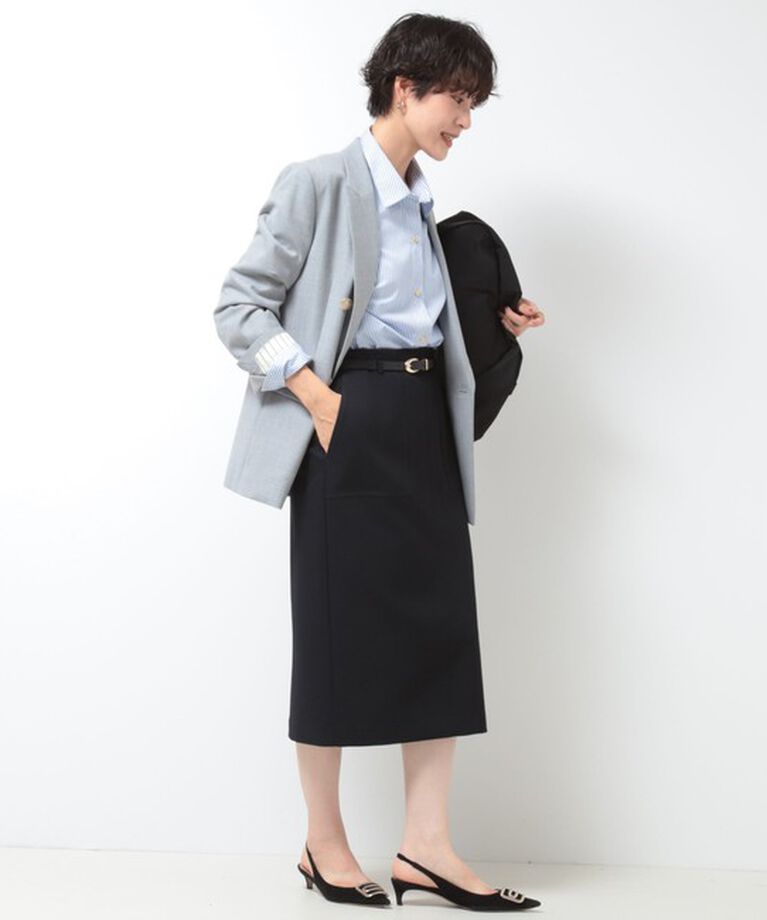 NOLLEY'S sophi「◇【WEB限定サイズあり】《セットアップ対応》ウール混ウォッシャブルダブルジャケット」|テーラードジャケット|