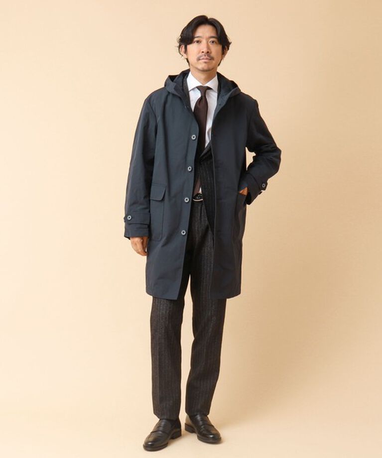 NOLLEY'S goodman「【TAION/タイオン】別注CRウィザードコート（インナーダウン付） 24AW」|ダッフルコート|