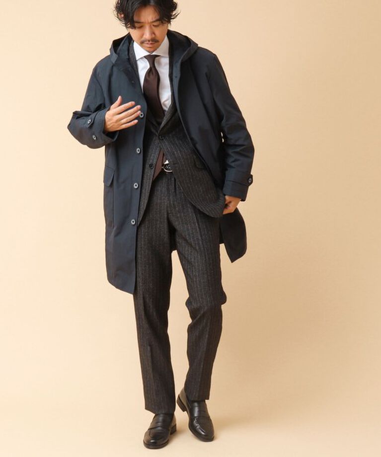 NOLLEY'S goodman「【TAION/タイオン】別注CRウィザードコート（インナーダウン付） 24AW」|ダッフルコート|