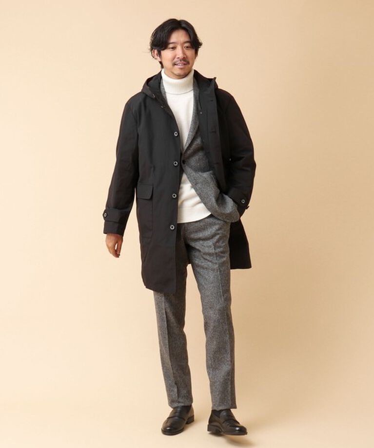 NOLLEY'S goodman「【TAION/タイオン】別注CRウィザードコート（インナーダウン付） 24AW」|ダッフルコート|