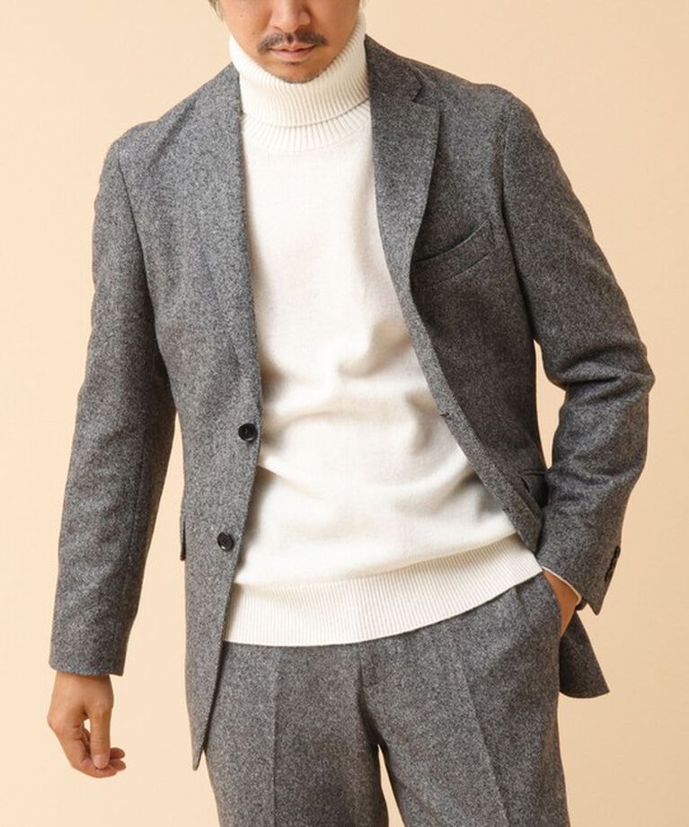 NOLLEY'S goodman「《セットアップ/ビジカジ対応》JAPAN TWEED JK ツイードジャケット 24AW」|テーラードジャケット|ミディアムグレー