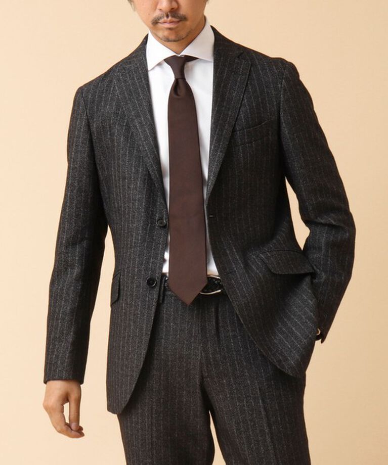 NOLLEY'S goodman「《セットアップ/ビジカジ対応》JAPAN TWEED JK ツイードジャケット 24AW」|テーラードジャケット|グレー系その他