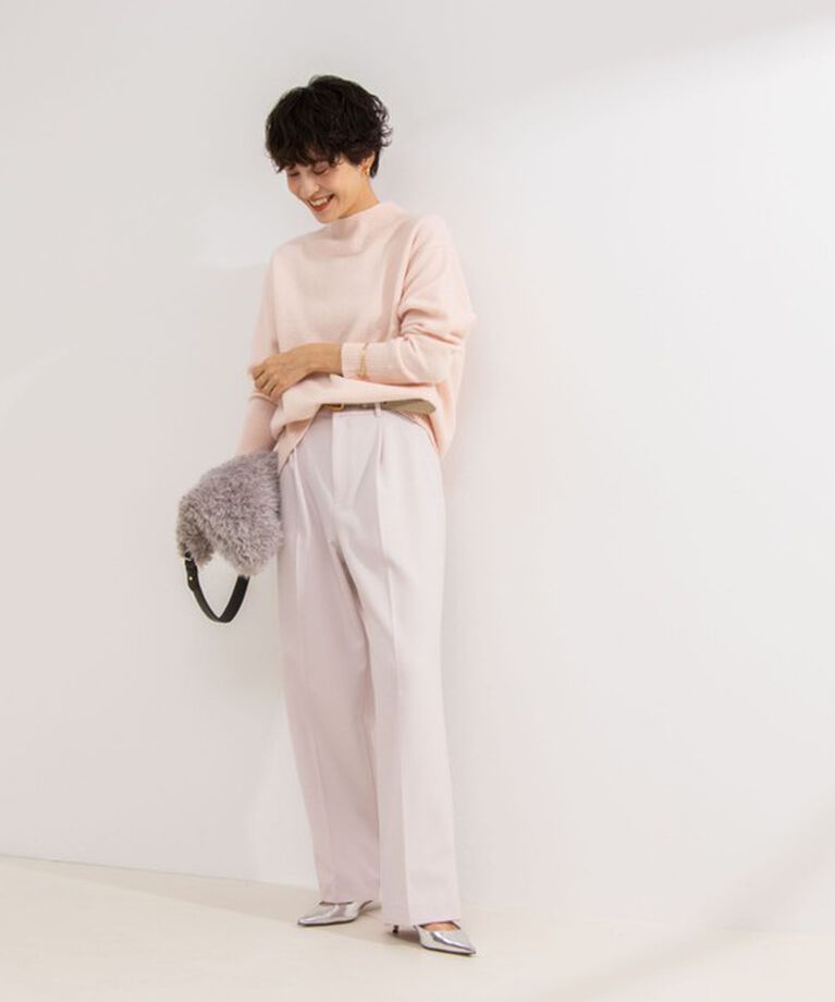 NOLLEY'S「ウォッシャブルウール調愛されイージーワイドパンツ」|その他|