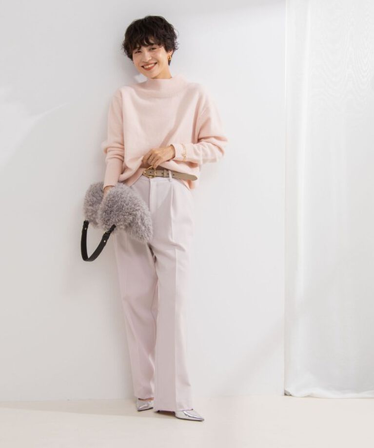 NOLLEY'S「ウォッシャブルウール調愛されイージーワイドパンツ」|その他|