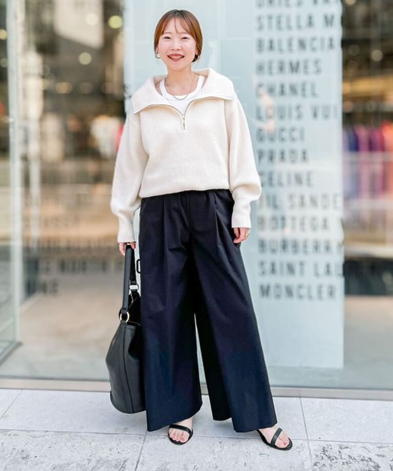 NOLLEY'S「ウォッシャブルイージーケアツイルワイドパンツ」|その他|