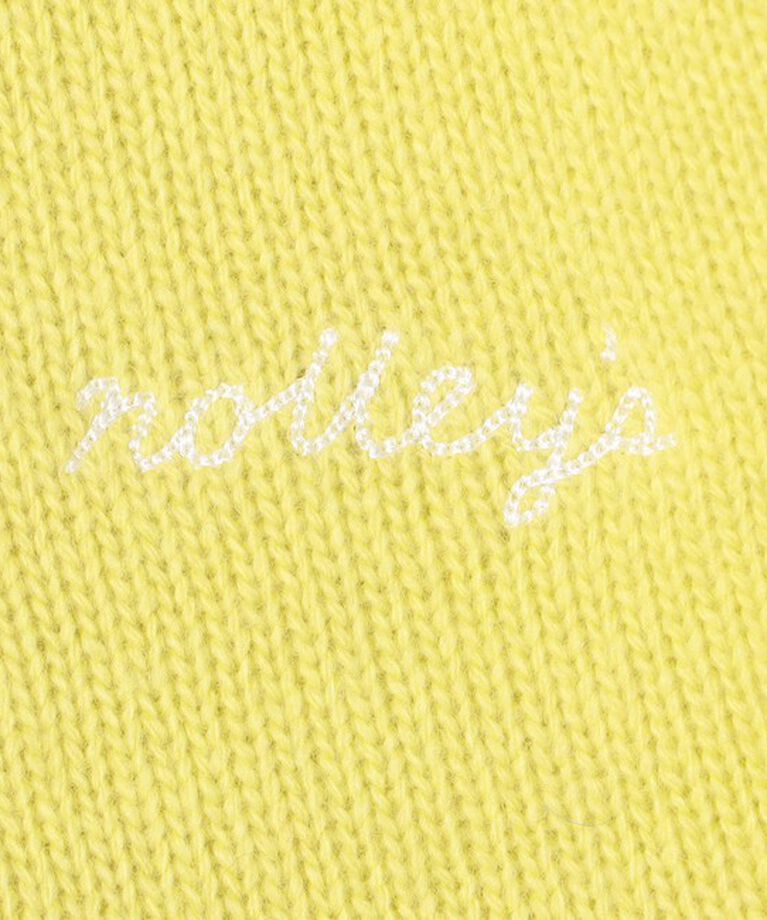 NOLLEY'S「ロゴ刺繍入りVネックプルオーバーニット」|ニット・セーター|