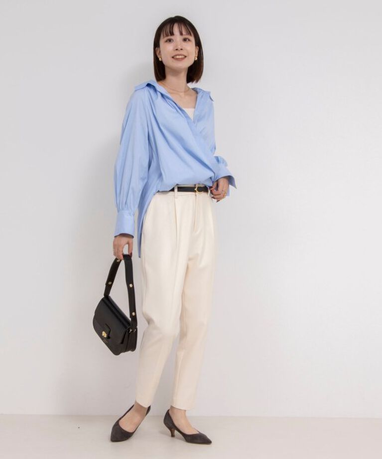 NOLLEY'S「ウォッシャブル裏起毛タックスリムパンツ」|その他|