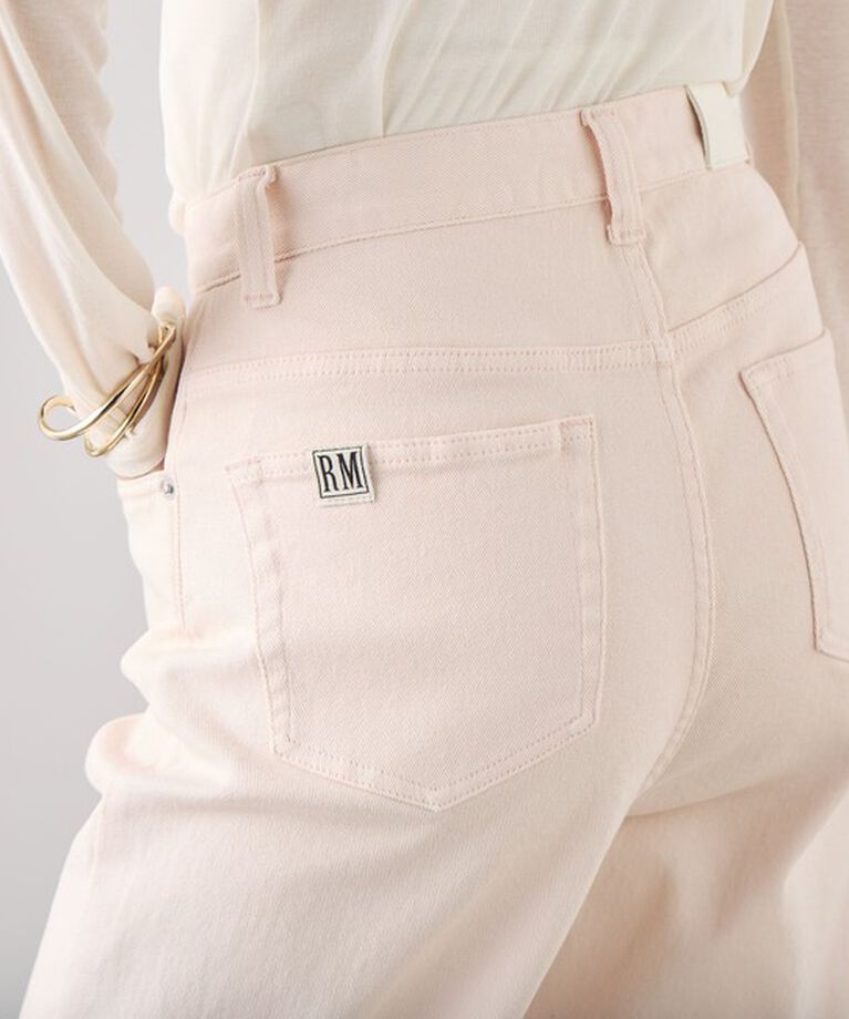 Rie Miller「【RM denim】スリットフレアハイウエストデニム」|デニム|