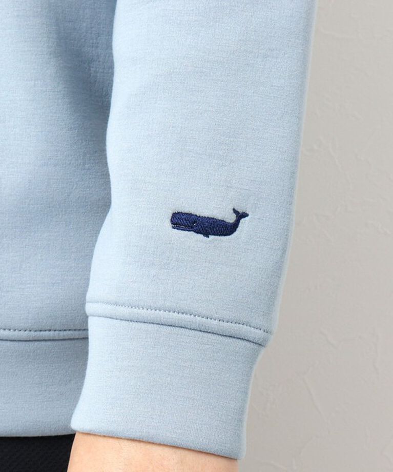 NOLLEY'S goodman「抗菌防臭・保温DRYクジラ刺繍ダンボールニットプルオーバー」|スウェット・ジャージ|