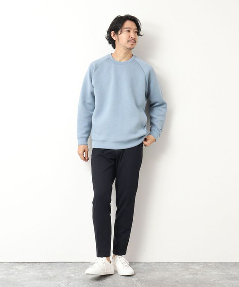 NOLLEY'S goodman「抗菌防臭・保温DRYクジラ刺繍ダンボールニットプルオーバー」|スウェット・ジャージ|