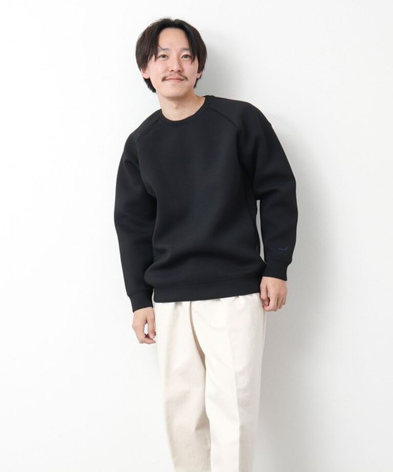 NOLLEY'S goodman「抗菌防臭・保温DRYクジラ刺繍ダンボールニットプルオーバー」|スウェット・ジャージ|