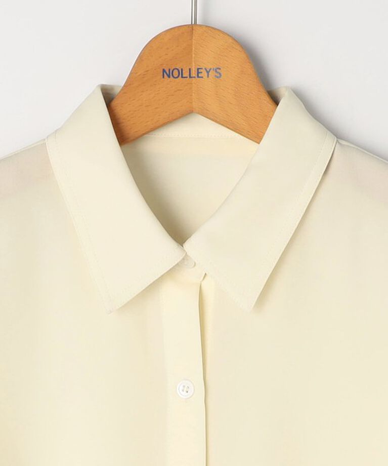 NOLLEY'S「カフス裾リブシフォンシャツ」|シャツ・ブラウス|
