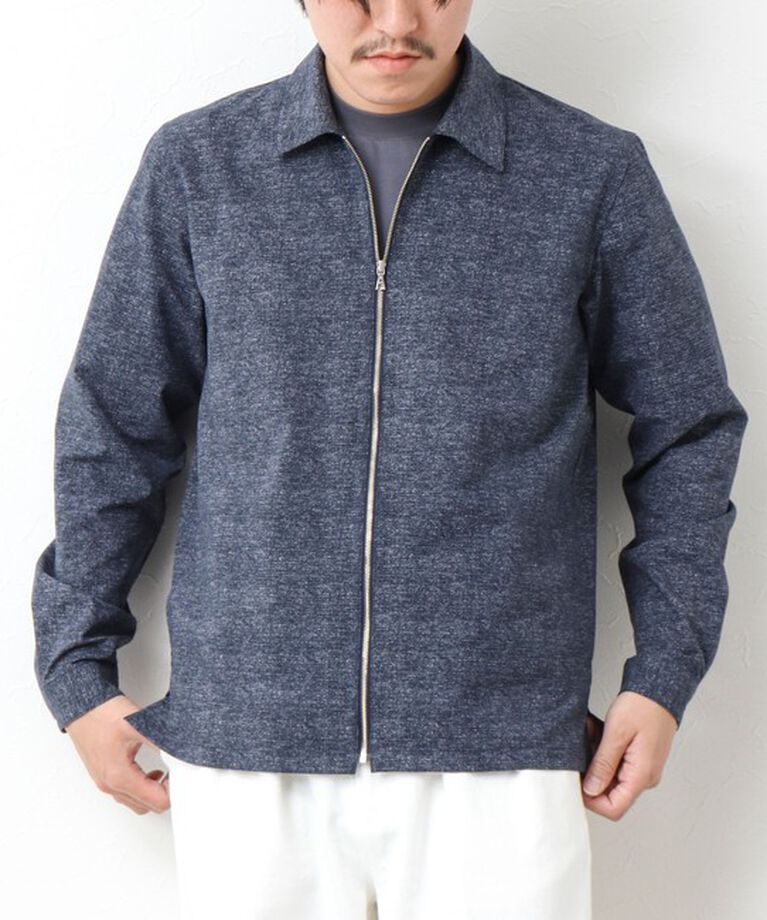 NOLLEY'S goodman「【COOL DOTS/クールドッツ】《吸水速乾》ジップシャツブルゾン 25SS」|ブルゾン・スタジャン|