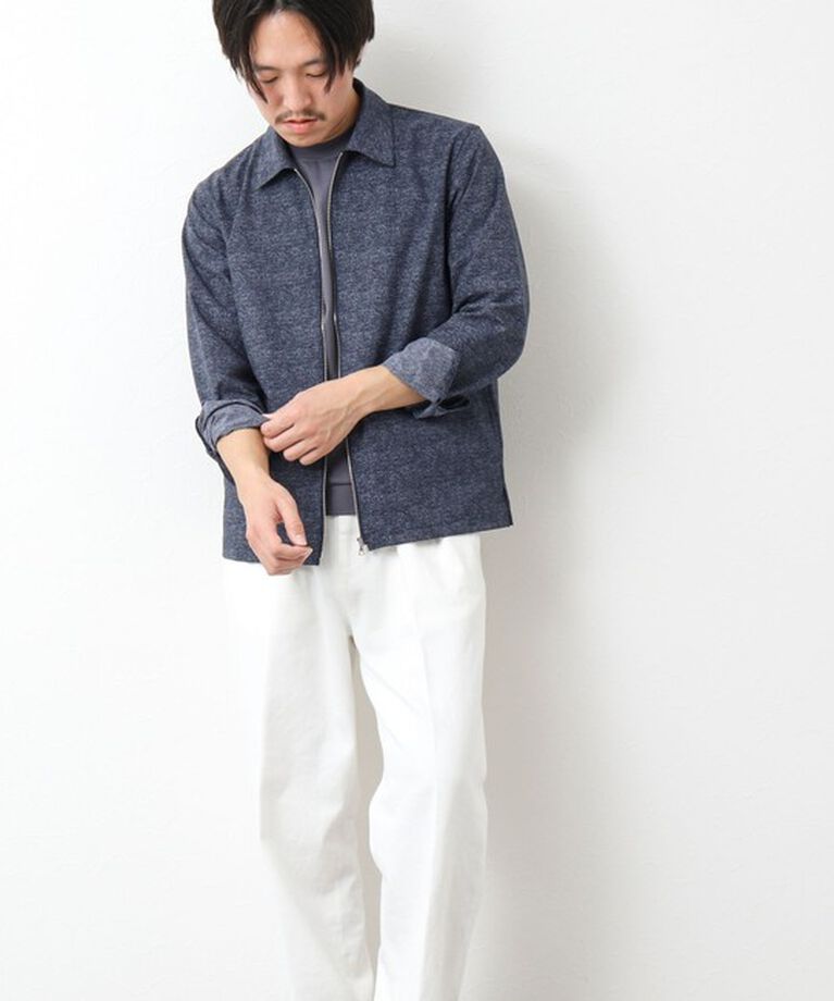 NOLLEY'S goodman「【COOL DOTS/クールドッツ】《吸水速乾》ジップシャツブルゾン 25SS」|ブルゾン・スタジャン|