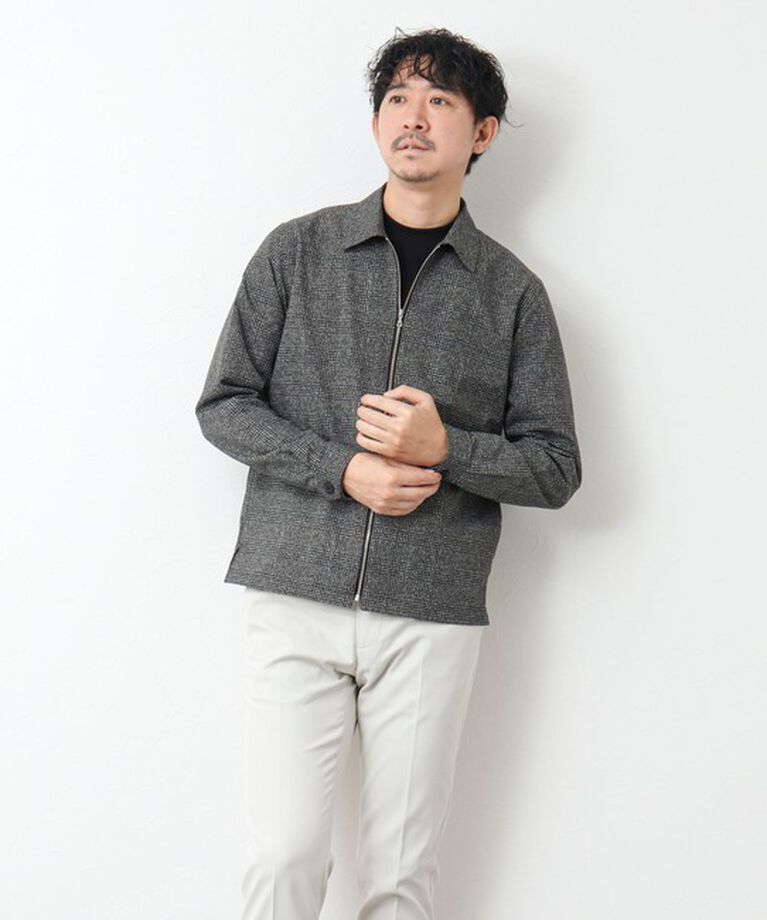 NOLLEY'S goodman「【COOL DOTS/クールドッツ】《吸水速乾》ジップシャツブルゾン 25SS」|ブルゾン・スタジャン|