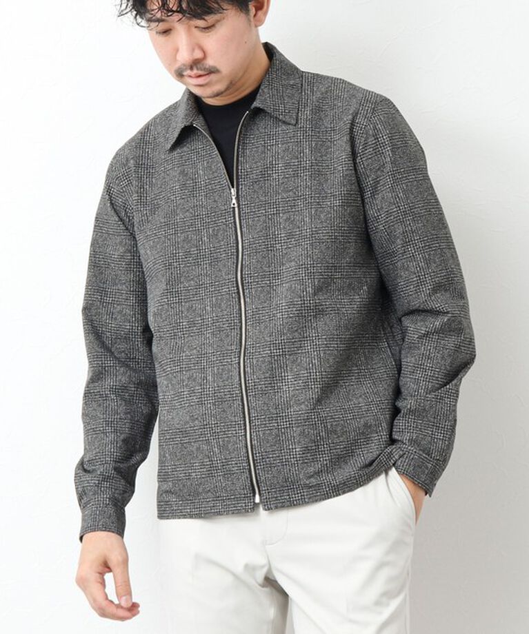 NOLLEY'S goodman「【COOL DOTS/クールドッツ】《吸水速乾》ジップシャツブルゾン 25SS」|ブルゾン・スタジャン|