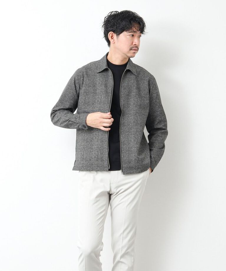 NOLLEY'S goodman「【COOL DOTS/クールドッツ】《吸水速乾》ジップシャツブルゾン 25SS」|ブルゾン・スタジャン|