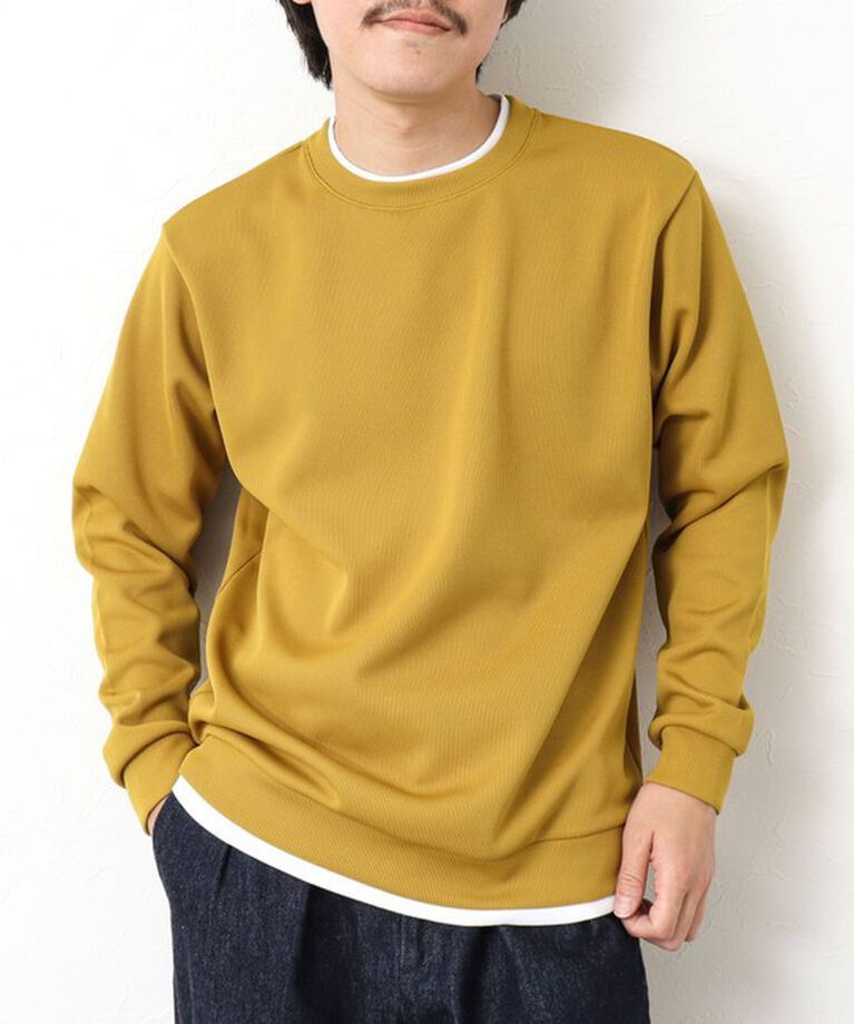 NOLLEY'S goodman「針ぬきジャージCN 25SS」|Tシャツ・カットソー|イエロー