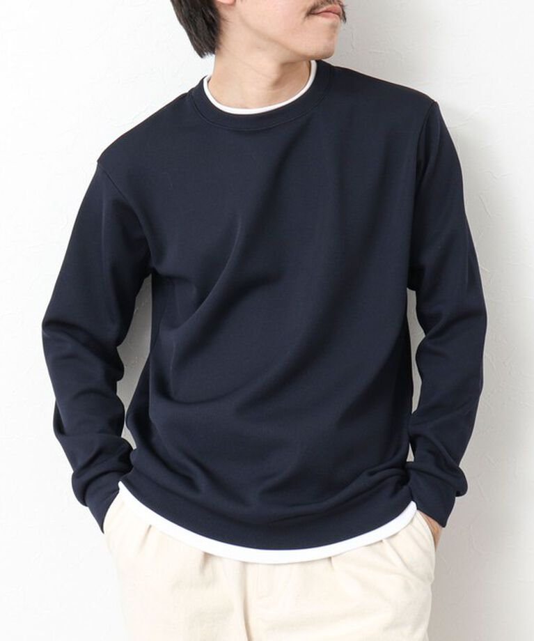 NOLLEY'S goodman「針ぬきジャージCN 25SS」|Tシャツ・カットソー|ネイビー