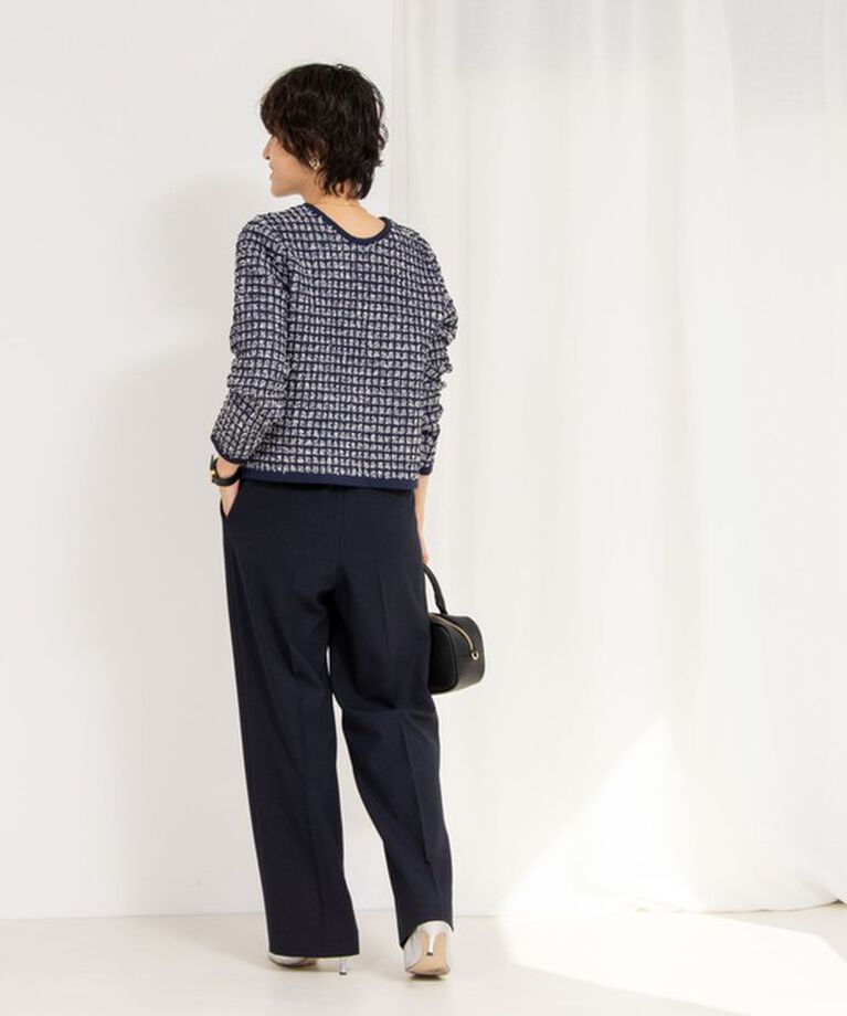 NOLLEY'S「《セットアップ対応》ウォッシャブル高機能麻調愛されワイドパンツ」|その他|
