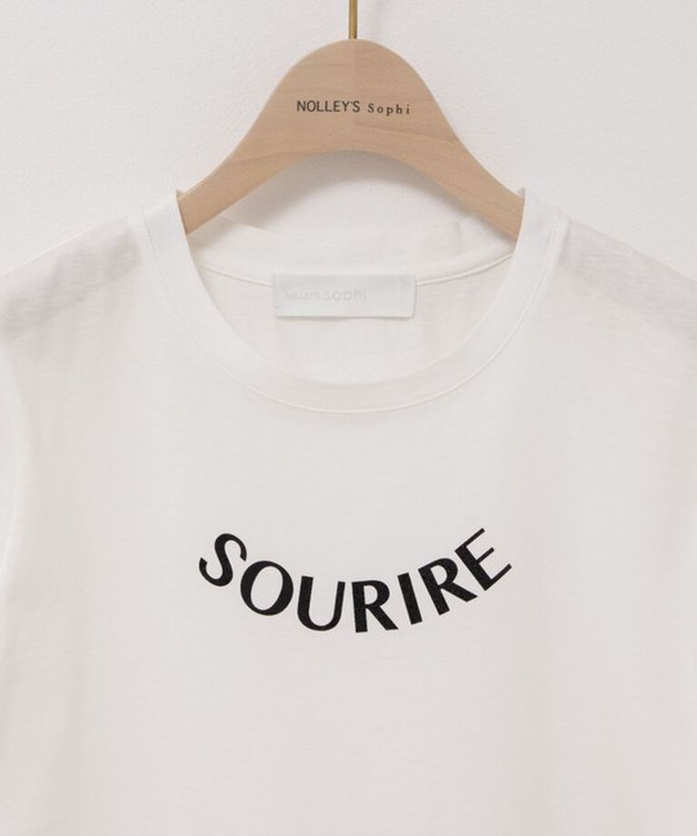 NOLLEY'S sophi「オーガニックコットンロゴT」|Tシャツ・カットソー|