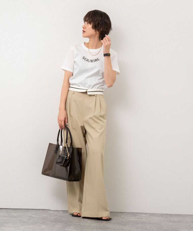 NOLLEY'S sophi「オーガニックコットンロゴT」|Tシャツ・カットソー|
