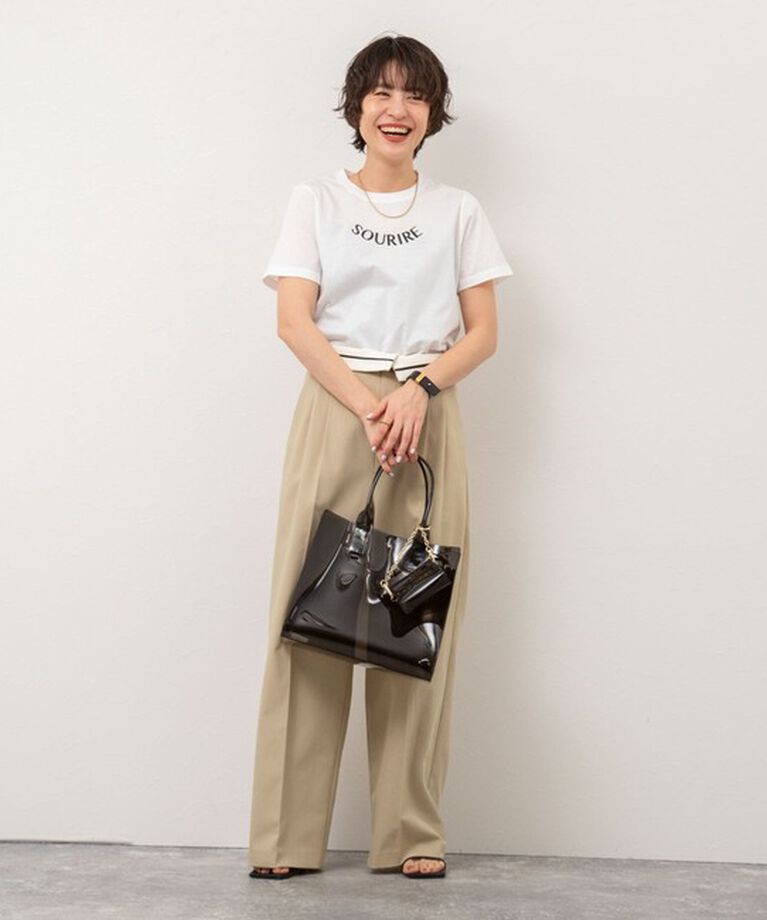 NOLLEY'S sophi「オーガニックコットンロゴT」|Tシャツ・カットソー|