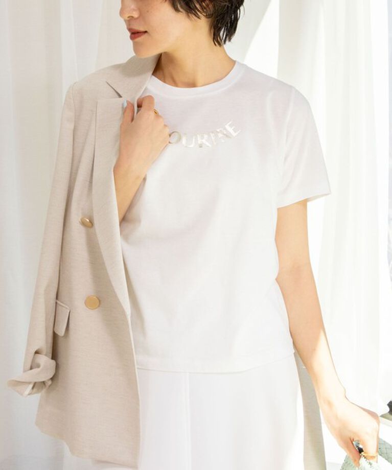 NOLLEY'S sophi「オーガニックコットンロゴT」|Tシャツ・カットソー|