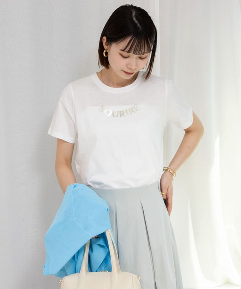 NOLLEY'S sophi「オーガニックコットンロゴT」|Tシャツ・カットソー|
