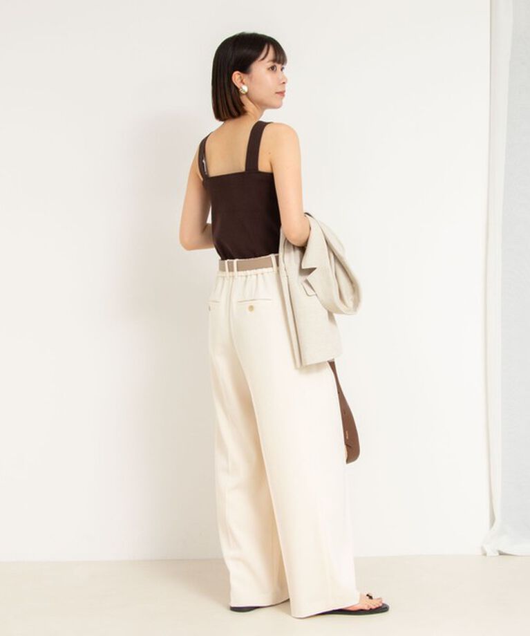 NOLLEY'S sophi「ウォッシャブル強撚ツイルワイドパンツ」|その他|