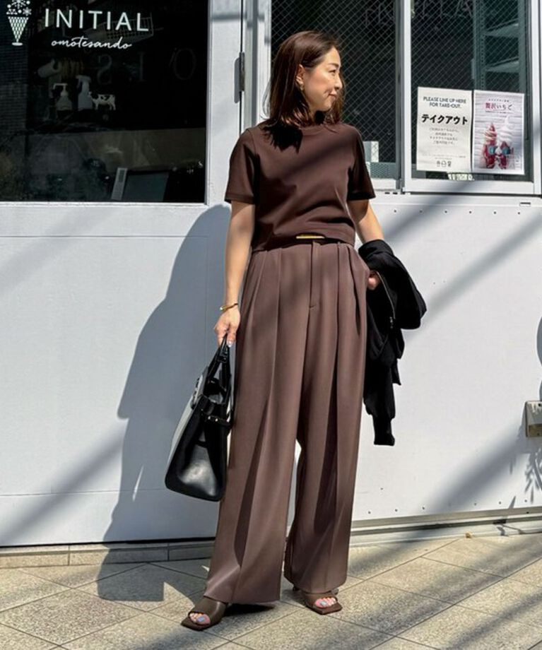 NOLLEY'S sophi「ウォッシャブル強撚ツイルワイドパンツ」|その他|