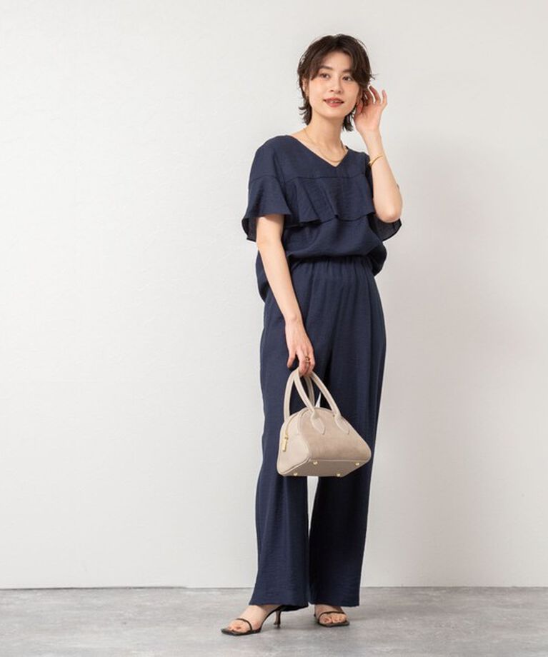 NOLLEY'S「◇【WEB限定】《セットアップ対応》ジュピターインゴムイージーワイドパンツ」|その他|