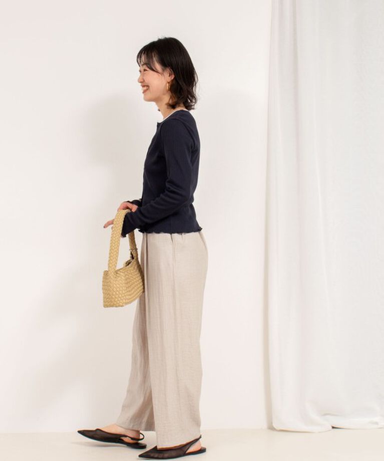 NOLLEY'S「◇【WEB限定】《セットアップ対応》ジュピターインゴムイージーワイドパンツ」|その他|