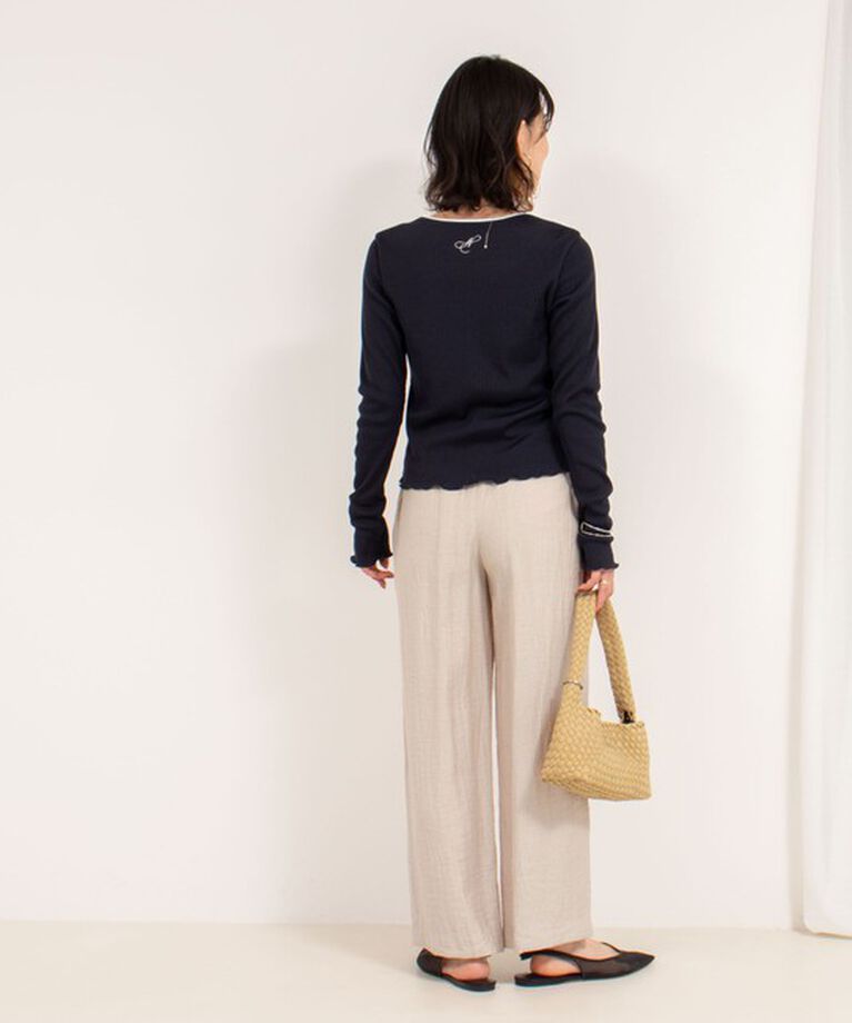 NOLLEY'S「◇【WEB限定】《セットアップ対応》ジュピターインゴムイージーワイドパンツ」|その他|