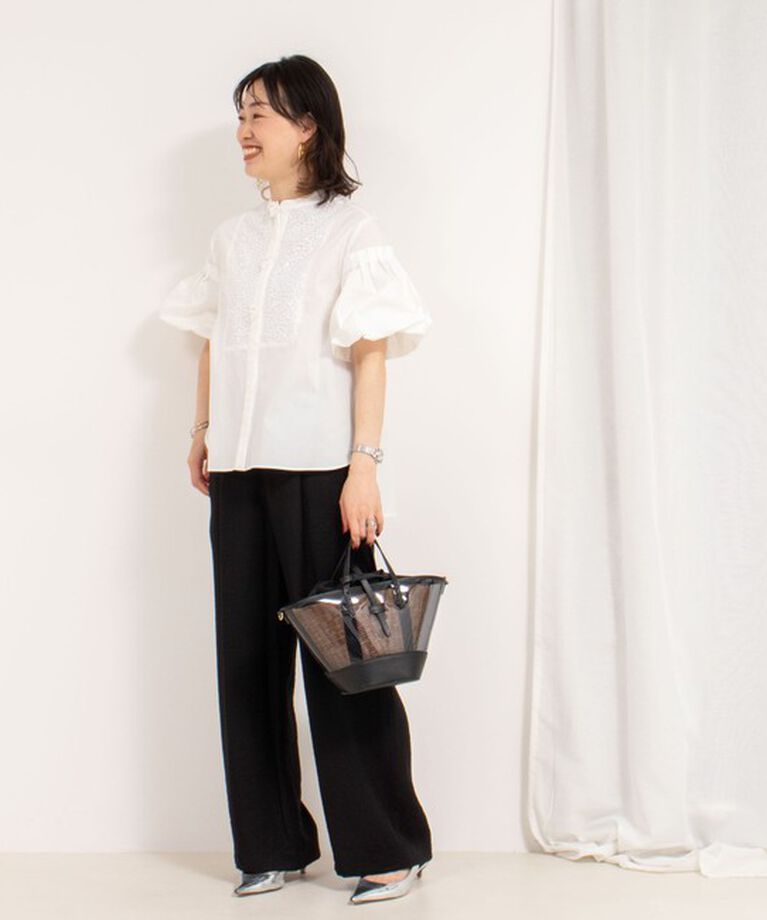 NOLLEY'S「◇【WEB限定】《セットアップ対応》ジュピターインゴムイージーワイドパンツ」|その他|