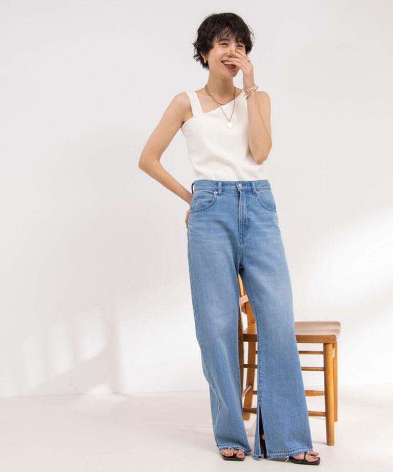 NOLLEY'S「◇【WEB限定】アシンメトリーカップ付きタンクトップ」|タンクトップ|