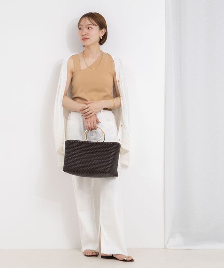 NOLLEY'S「◇【WEB限定】アシンメトリーカップ付きタンクトップ」|タンクトップ|