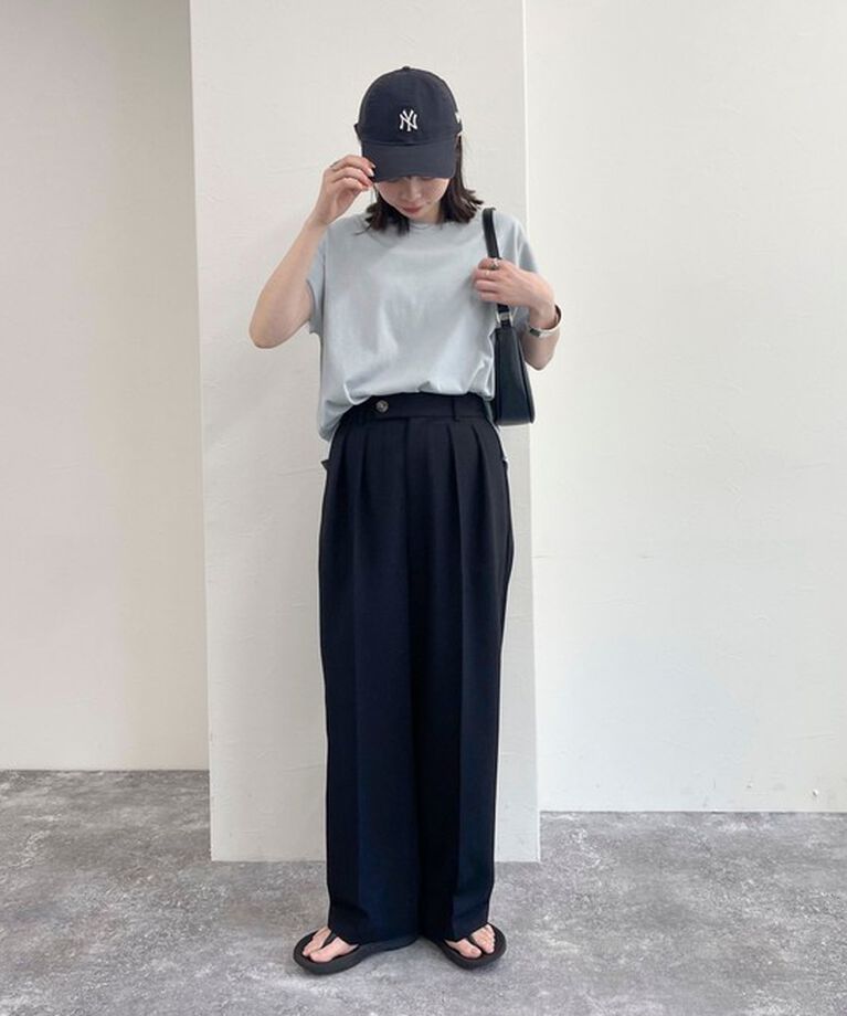 fredy emue「チュール使いフレンチスリーブＴシャツ」|Tシャツ・カットソー|