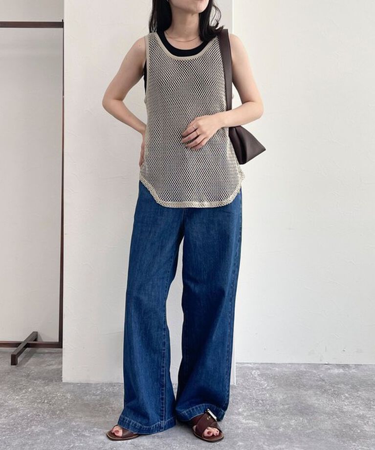 fredy emue「メッシュチュニックタンクトップ」|タンクトップ|