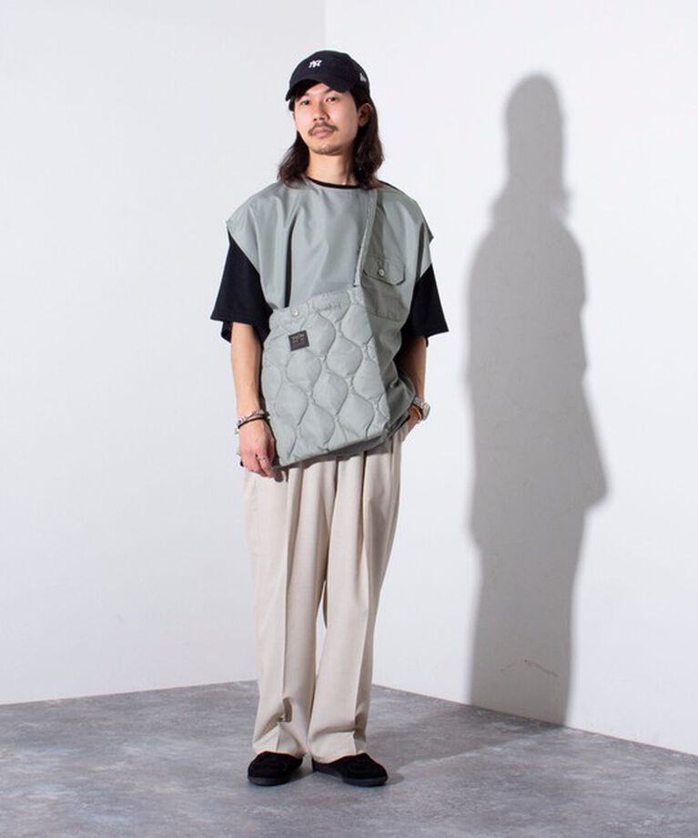 GLOSTER「【TAION/タイオン】ミリタリー Ripstop ノースリーブカットソー POベスト ユニセックス」|ベスト・ジレ|