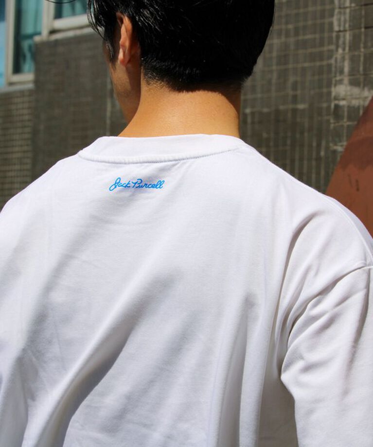 GLOSTER「【Jack Purcell/ジャックパーセル】コーマ天竺 バックプリント グラフィックTシャツ」|Tシャツ・カットソー|