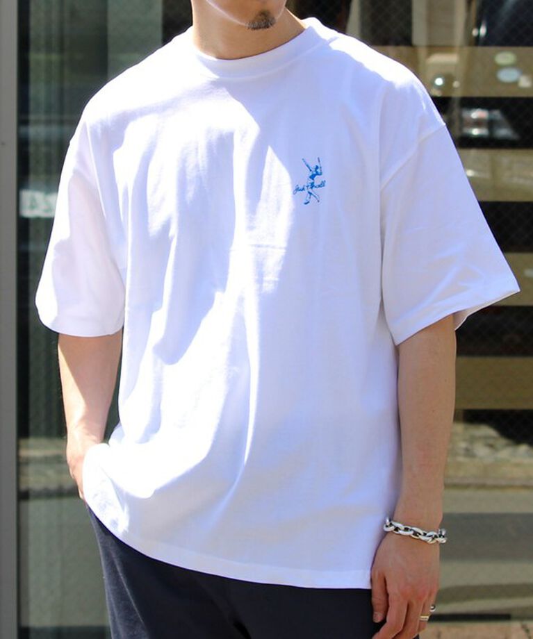GLOSTER「【Jack Purcell/ジャックパーセル】コーマ天竺 バックプリント グラフィックTシャツ」|Tシャツ・カットソー|