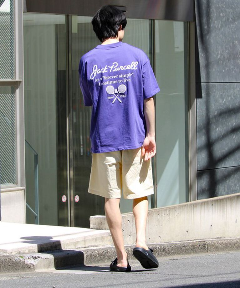 GLOSTER「【Jack Purcell/ジャックパーセル】コーマ天竺 バックプリント グラフィックTシャツ」|Tシャツ・カットソー|