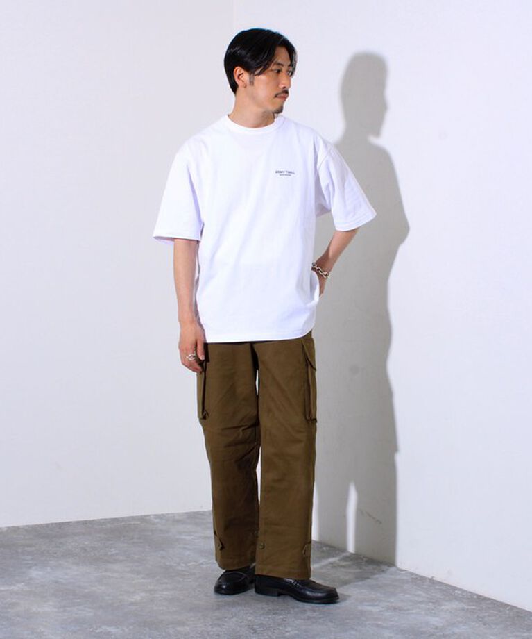GLOSTER「【ARMY TWILL/アーミーツイル】30/2 OE Half Sleeve T プリントTシャツ」|Tシャツ・カットソー|