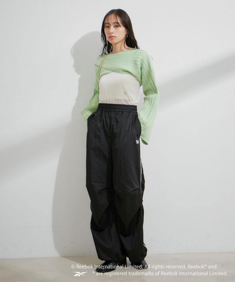 VIS「【Reebok別注】裾ドロストトラックパンツ」|その他|