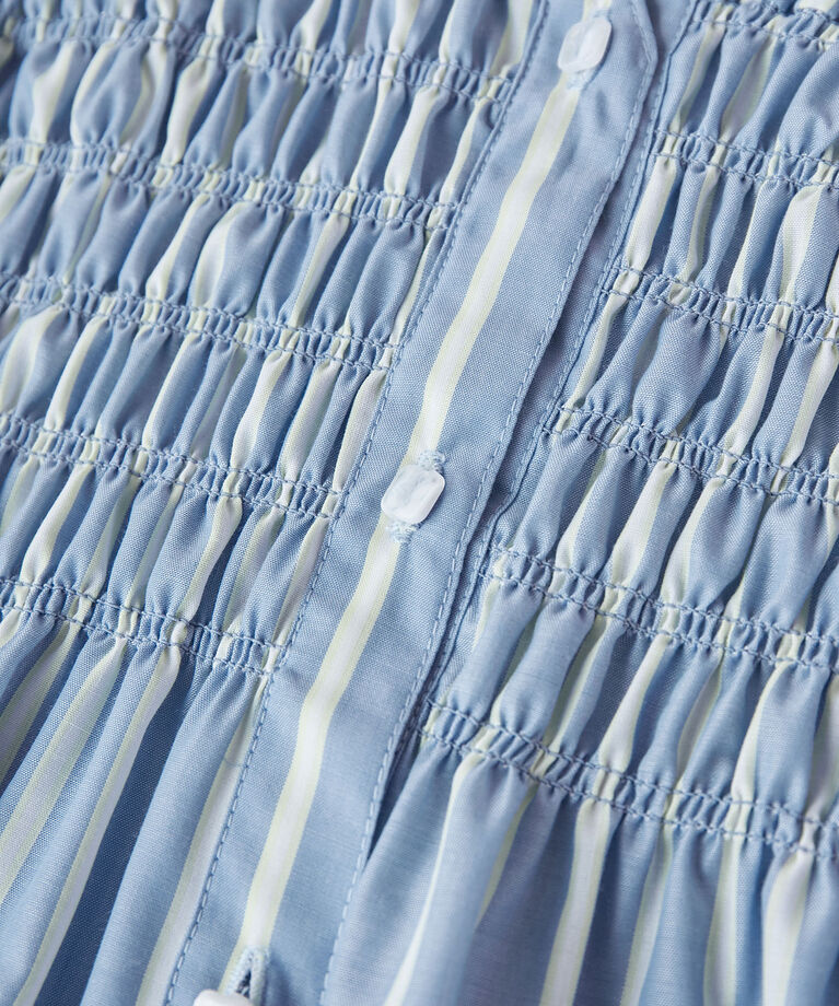 VIS「【洗える】ゆるVネックシャーリングシャツブラウス」|シャツ・ブラウス|