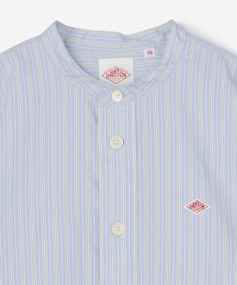 DANTON「DANTON | コットン バンドカラーシャツ WOMEN」|シャツ・ブラウス|