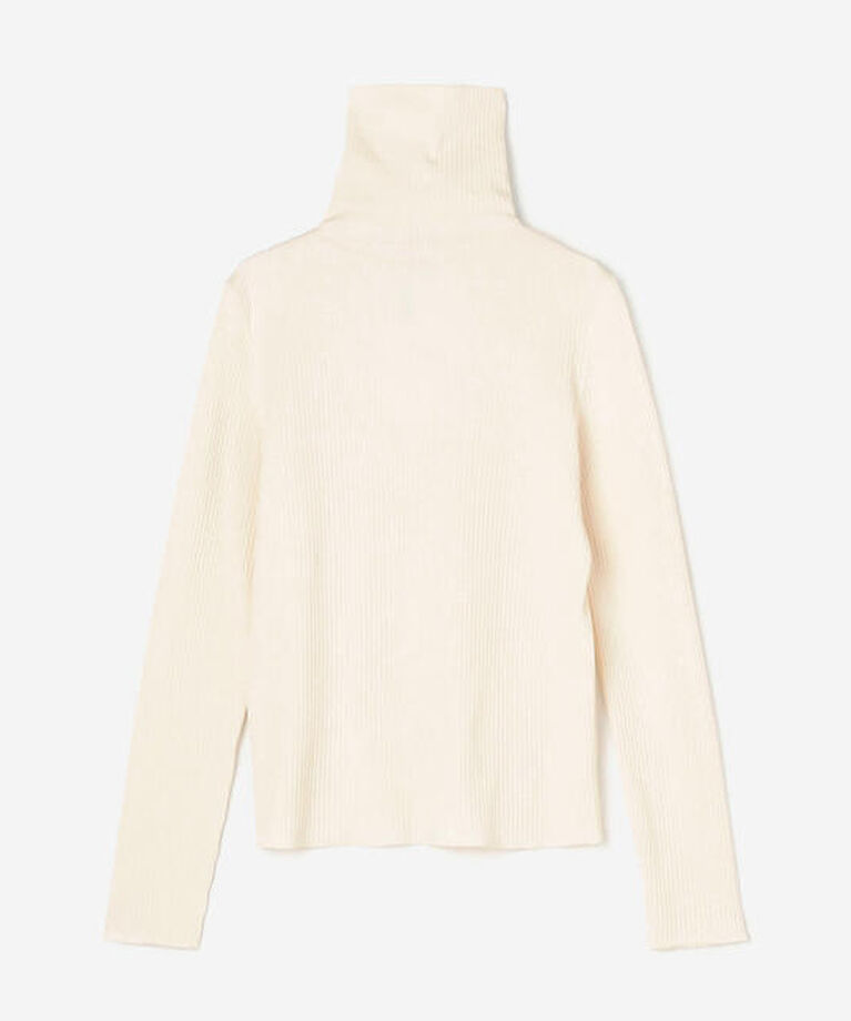  「THE SHINZONE | HIGH NECK RIB WOMEN」|Tシャツ・カットソー|WHITE