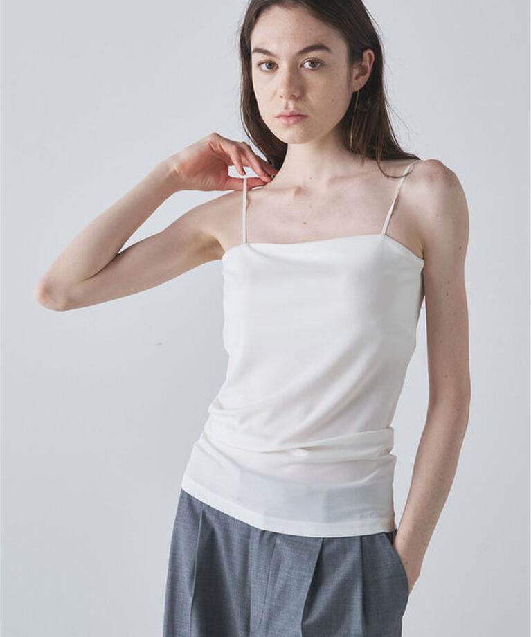  「カップ付キャミソール」|Tシャツ・カットソー|オフホワイト
